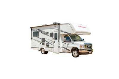 Frontansicht des ElMonte USA Campers C Small 