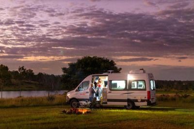Nachtlager mit dem Camper Euro Tourer von Apollo Australien