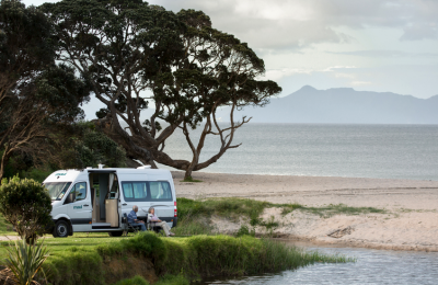 Rasten, wo es einem gefällt mit dem Camper UltimaPlus Elite von Maui Neuseeland