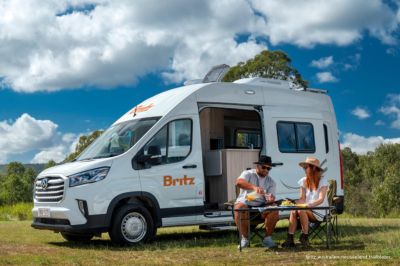 Der Britz Hitop Camper in Australien