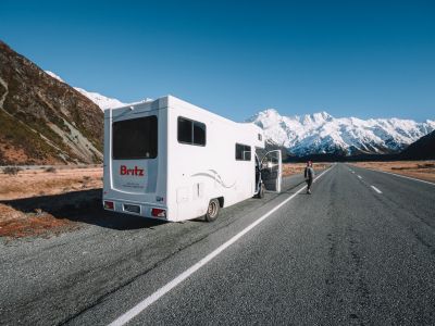 Mit dem Frontier Camper von Britz Neuseeland unterwegs