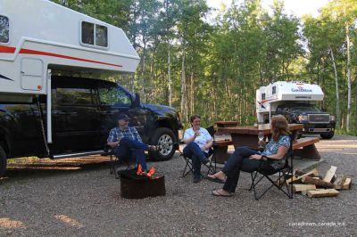 Camping mit dem TCA-Wohnmobils von Canadream Canada 
