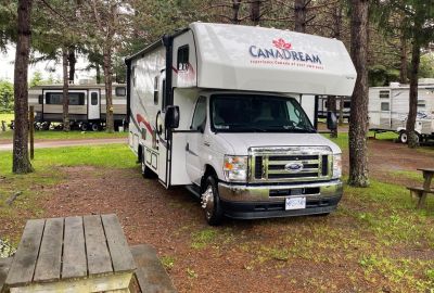 Einkehren auf einem Campingplatz in Kanada mit dem MHC von CanaDream