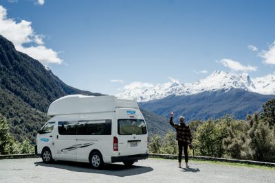 Unterwegs mit dem Camper Hitop von Cheapa Campa Neuseeland
