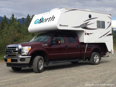 Seitenansicht des Truck Camper von GoNorth USA