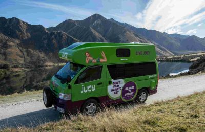 Unterwegs mit dem Jucy Chaser Camper in Neuseeland