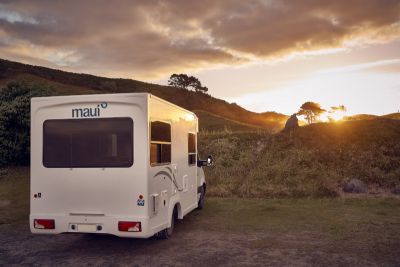 Der Sonne entgegen mit dem Cascade Elite von Maui Neuseeland