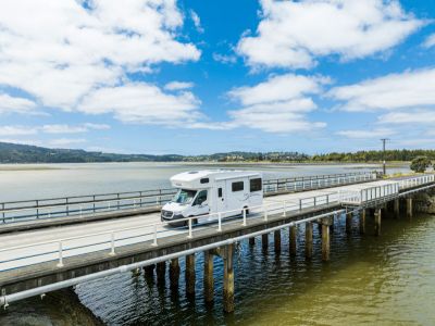 Brückenfahrt in Neuseeland mit dem Maui River
