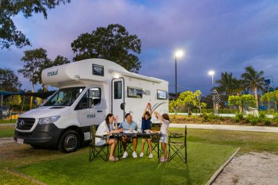 Picknick mit dem Maui River Wohnmobil in Australien