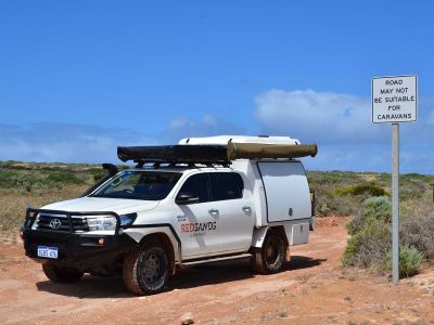 Red Sands Allrad Camper Australien bis 5 Personen Fahrt
