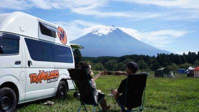 Camping genießen mit dem Kuga Camper von Travellers Autobarn in Japan