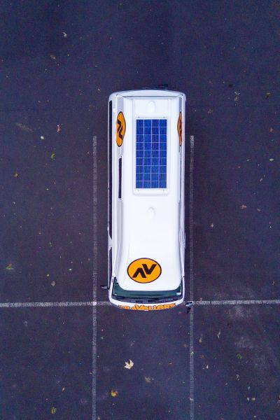Solaranlage des Travellers Autobarn HI 5 Campervan Australien
