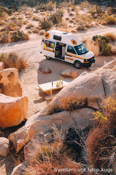 Unterwegs mit dem Hitop Camper von Travellers Autobarn USA