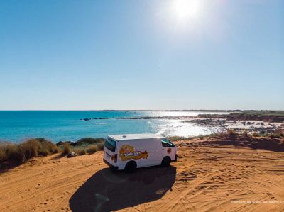 Travellers Autobarn Chubby Camper Australien am Meer